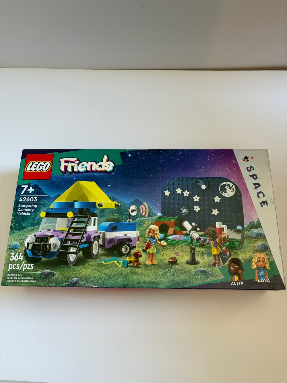 Lego 42603 Friends Stargazing Camping Vehicle - Purple, Yellow, Blue & White